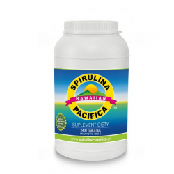 Spirulina Pacifica® hawajska 500 mg (2400 tabletek)